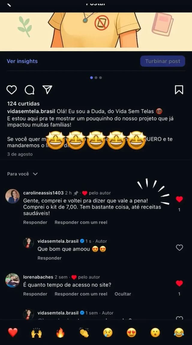 Depoimento no WhatsApp