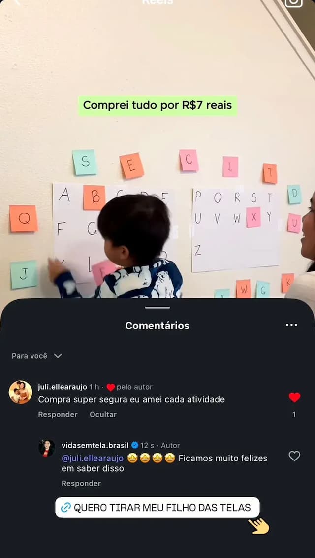 Depoimento no WhatsApp