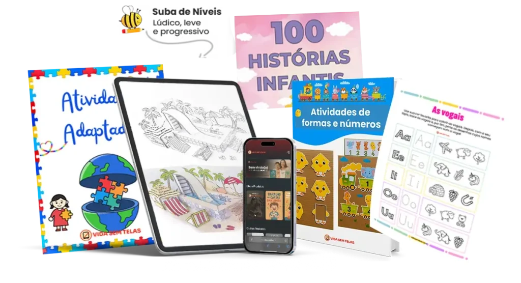 Kit Vida Sem Telas - Materiais educativos